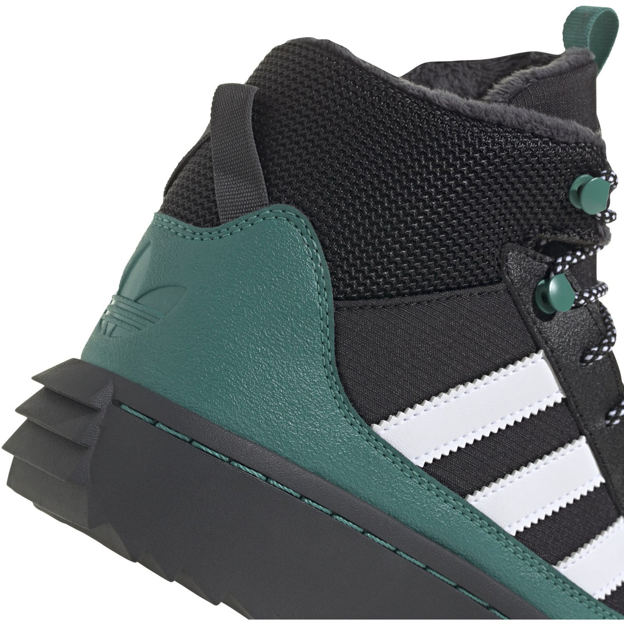 adidas Originals Core black/White/Active Green Superstar Winter Trek J Stövlar