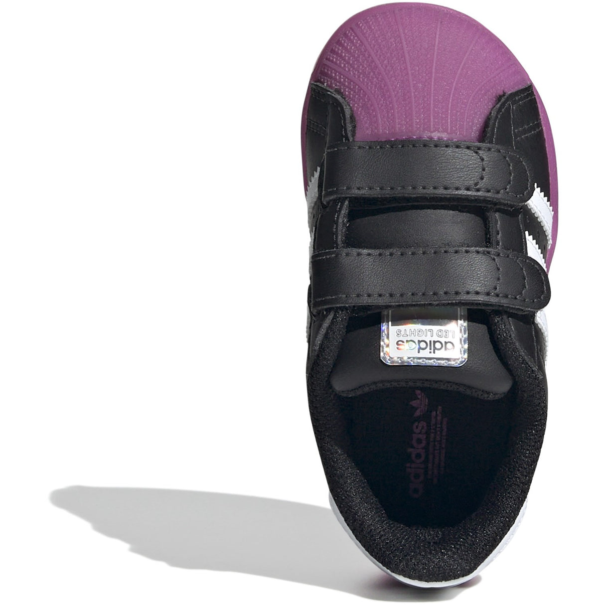 adidas Originals Cblack/Purbur/Ftwwht Superstar Led Lights Cf I Sneakers