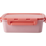 Rice Lunchbox with 3 Inserts in Coral and Red Colors