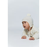 COPENHAGEN COLORS Cream Cashmere Baby Bonnet Hatt