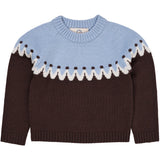 COPENHAGEN COLORS Brown/Blue Combi Cupcake Classic Jumper