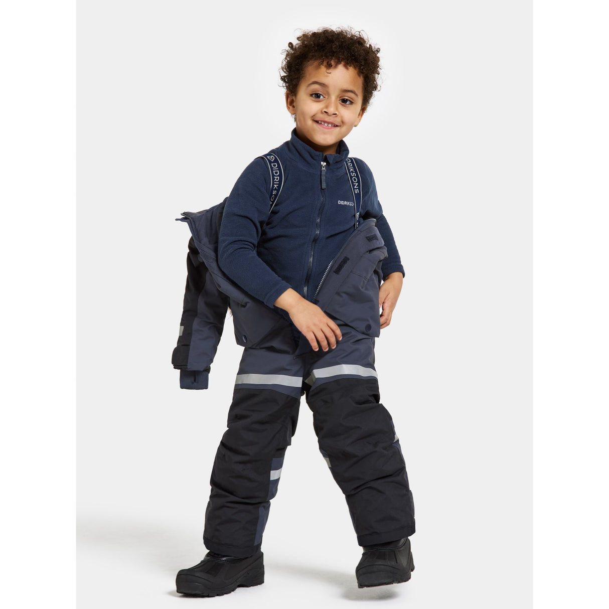 Didriksons Navy Bjärven Kids Vinteroverall 3
