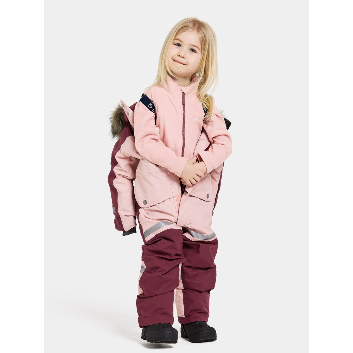 Didriksons Dusty Pink Bjärven Kids Overall 8