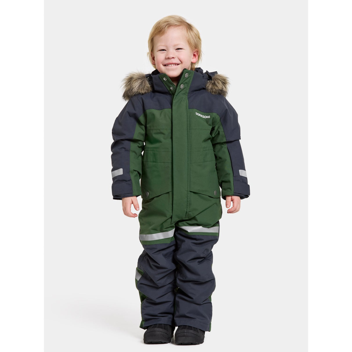 Didriksons Pine Green Bjärven Kids Vinteroverall 12