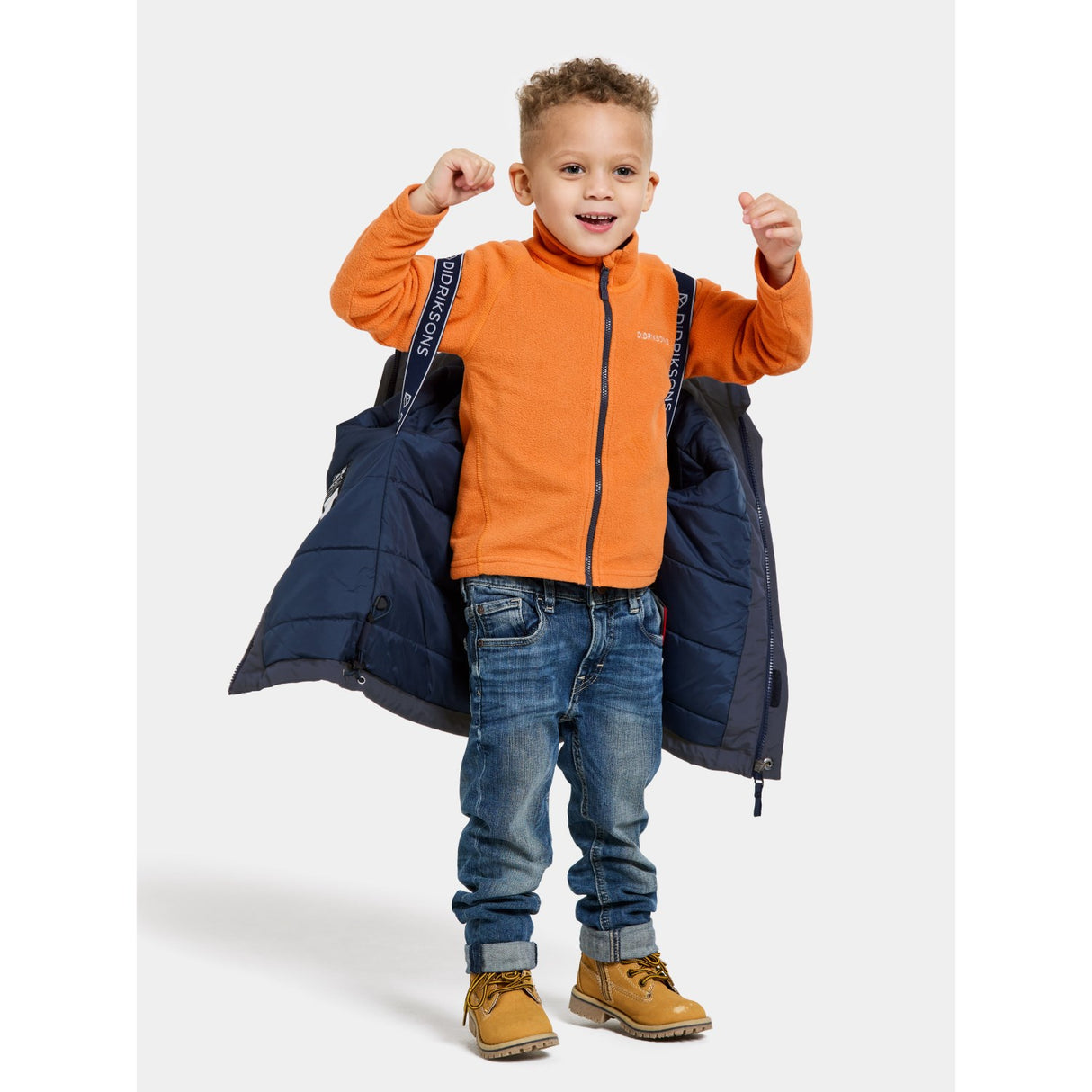 Didriksons Navy Bjärven Kids Parka 3 8