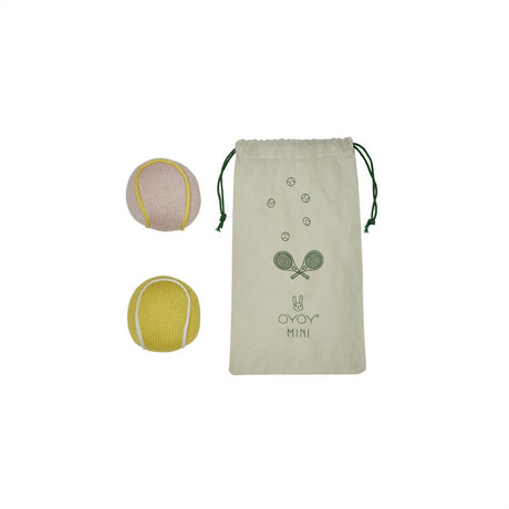 OYOY Yellow/Rose Tennis Ball Skallra