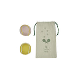 OYOY Yellow/Rose Tennis Ball Skallra
