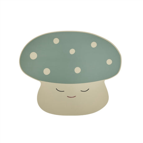 OYOY Offwhite/Pale Green Bordstablett Mushroom