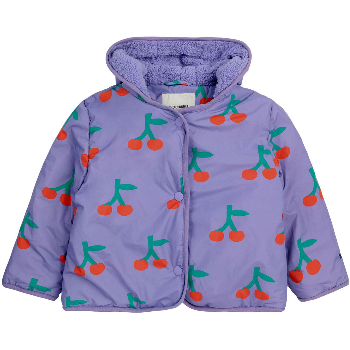 Bobo Choses Purple Cherry All Över Anorak