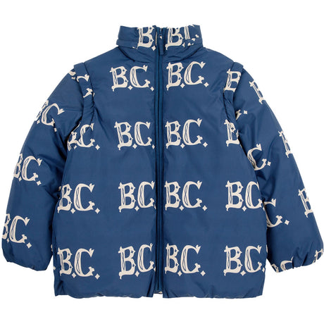 Bobo Choses Midnight Blue B.C Vintage All Över Padded Anorak