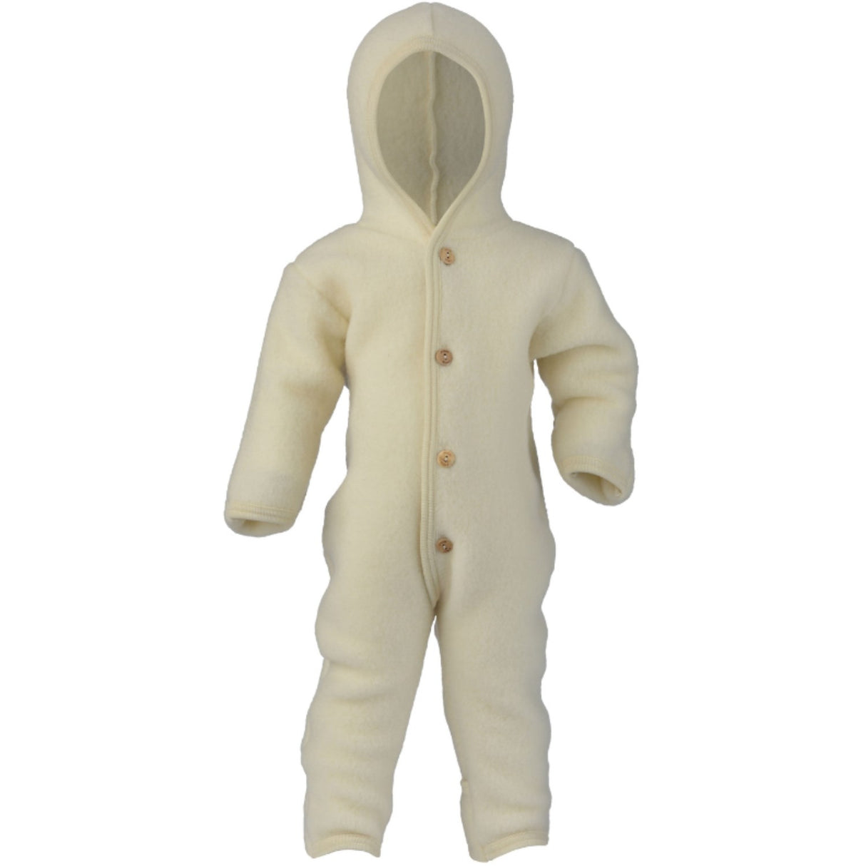 Engel Natur Hooded Onesies m. Knappar