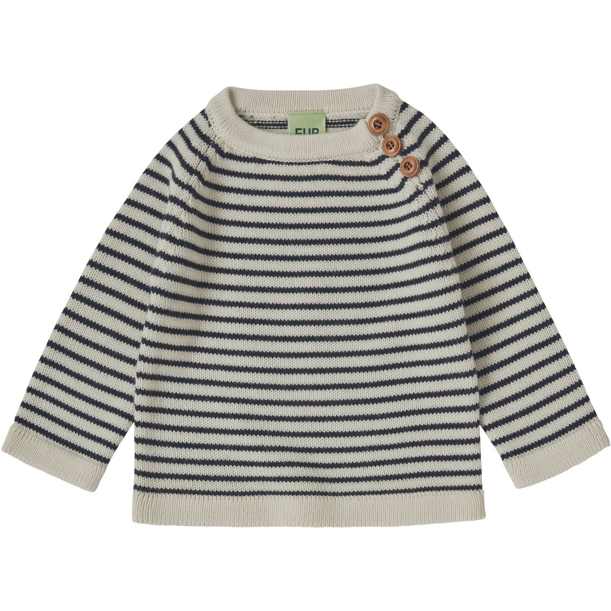 FUB Ecru/Dark Navy Bebis Sweater