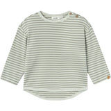Lil'Atelier Green Tint Geo Alk Blus