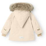 Mini A ture Angora creme Wang Fleece Vinterjacka m. Päls