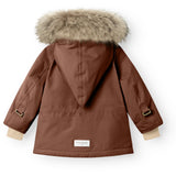 Mini A ture Rootbeer brown Wang Fleece Vinterjacka m. Päls