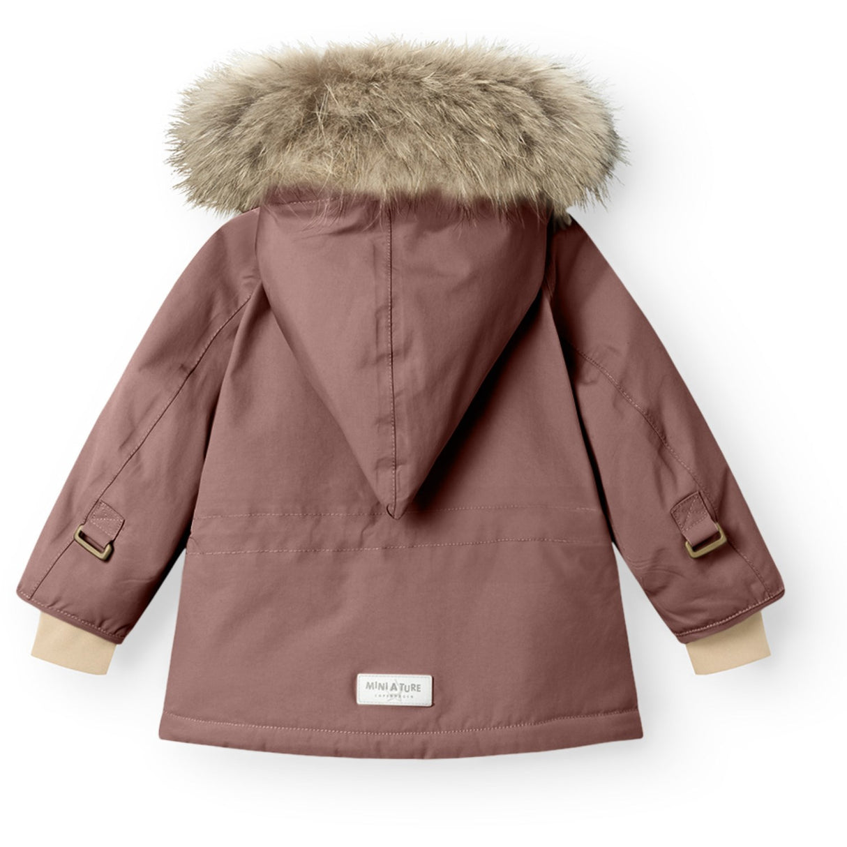 Mini A ture Light plum Wang Fleece Vinterjacka m. Päls