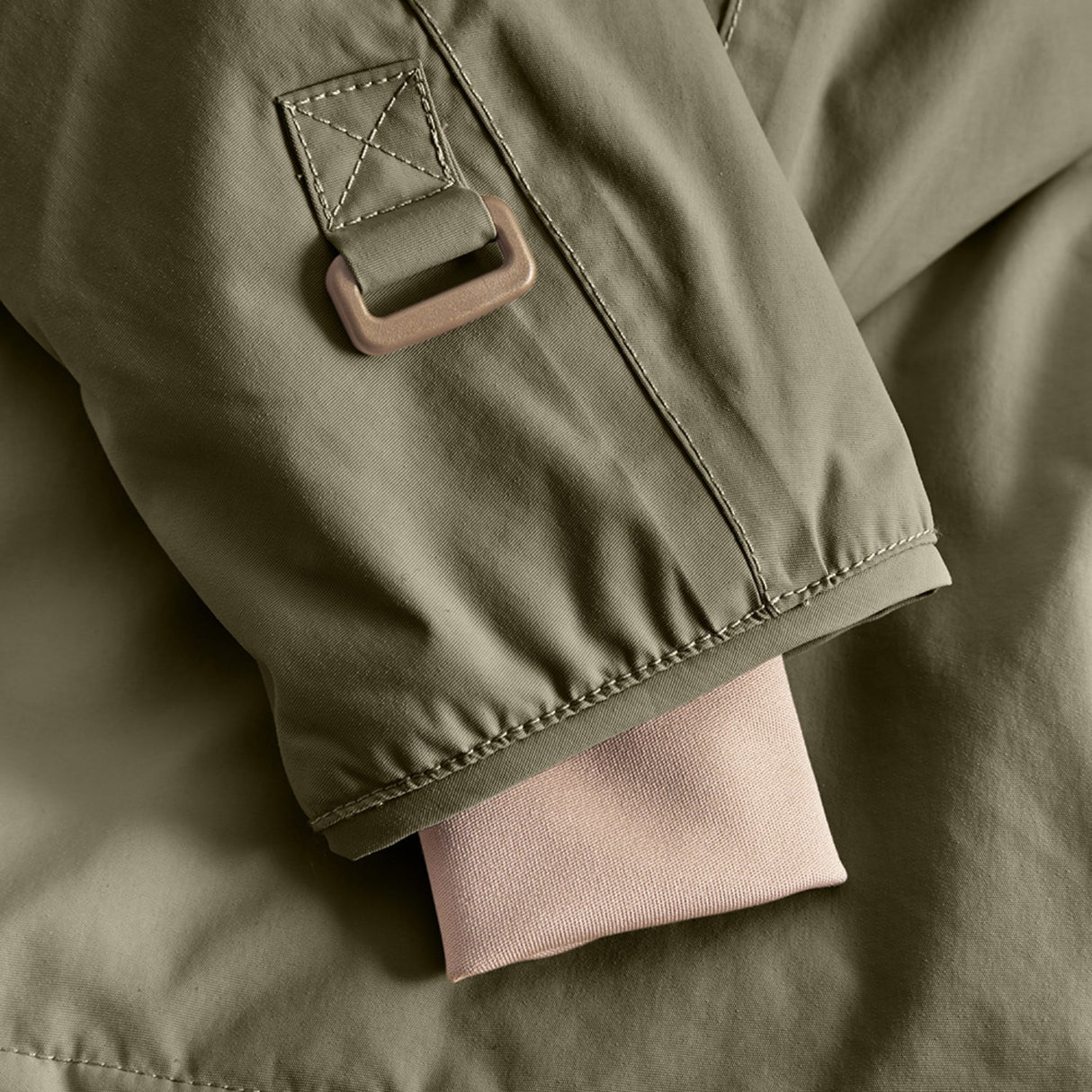 Mini A ture Olive night Wang Fleece Vinterjacka m. Päls