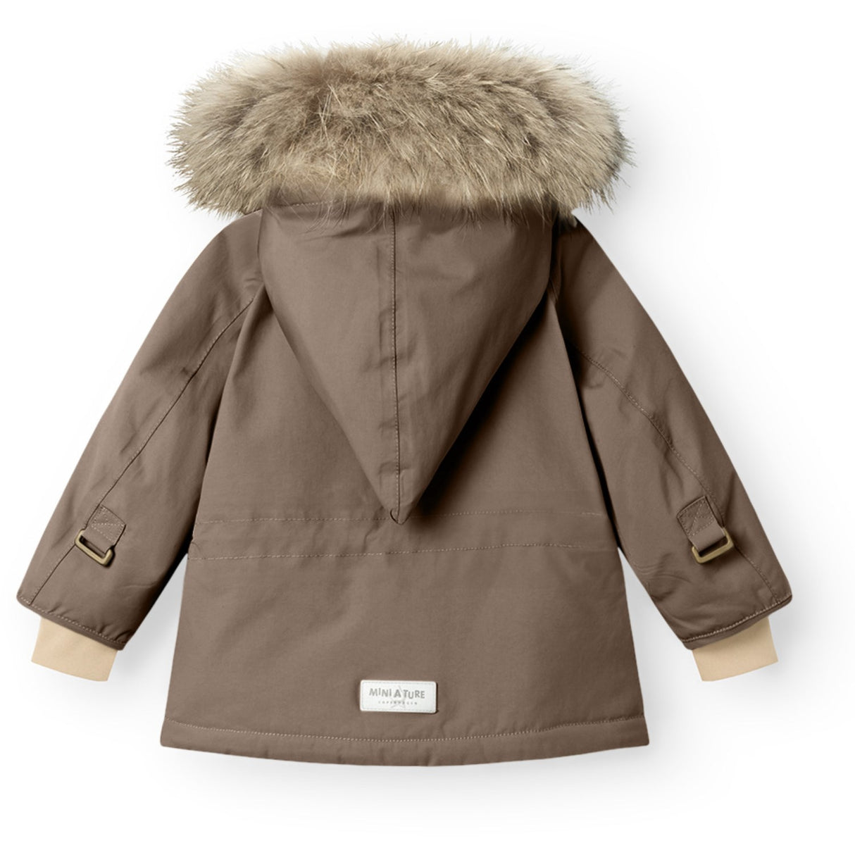 Mini A ture Morel grey Wang Fleece Vinterjacka m. Päls