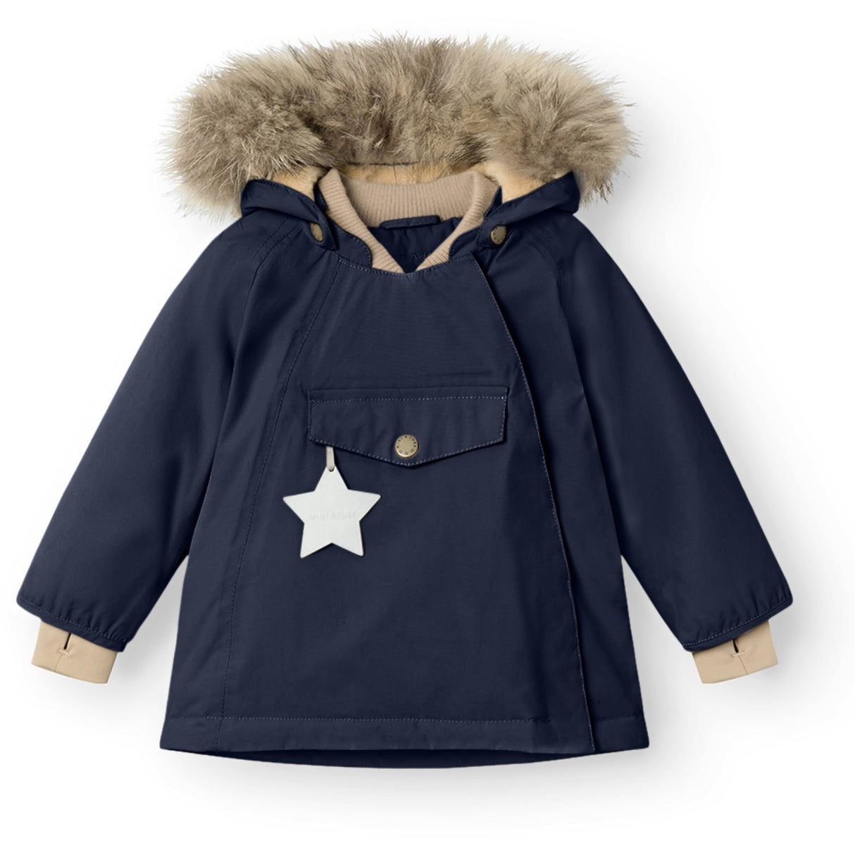 Mini A ture Outer space Wang Fleece Vinterjacka m. Päls