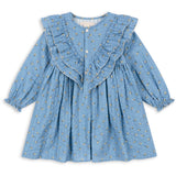 Konges Sløjd Billie Blue Kim Frill Dress Gots