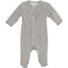 Serendipity Taupe/Offwhite Newborn Dräkt med Fötter