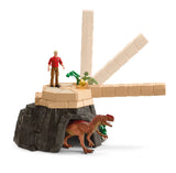 Schleich® erövring av templet i Dino – Mega Set