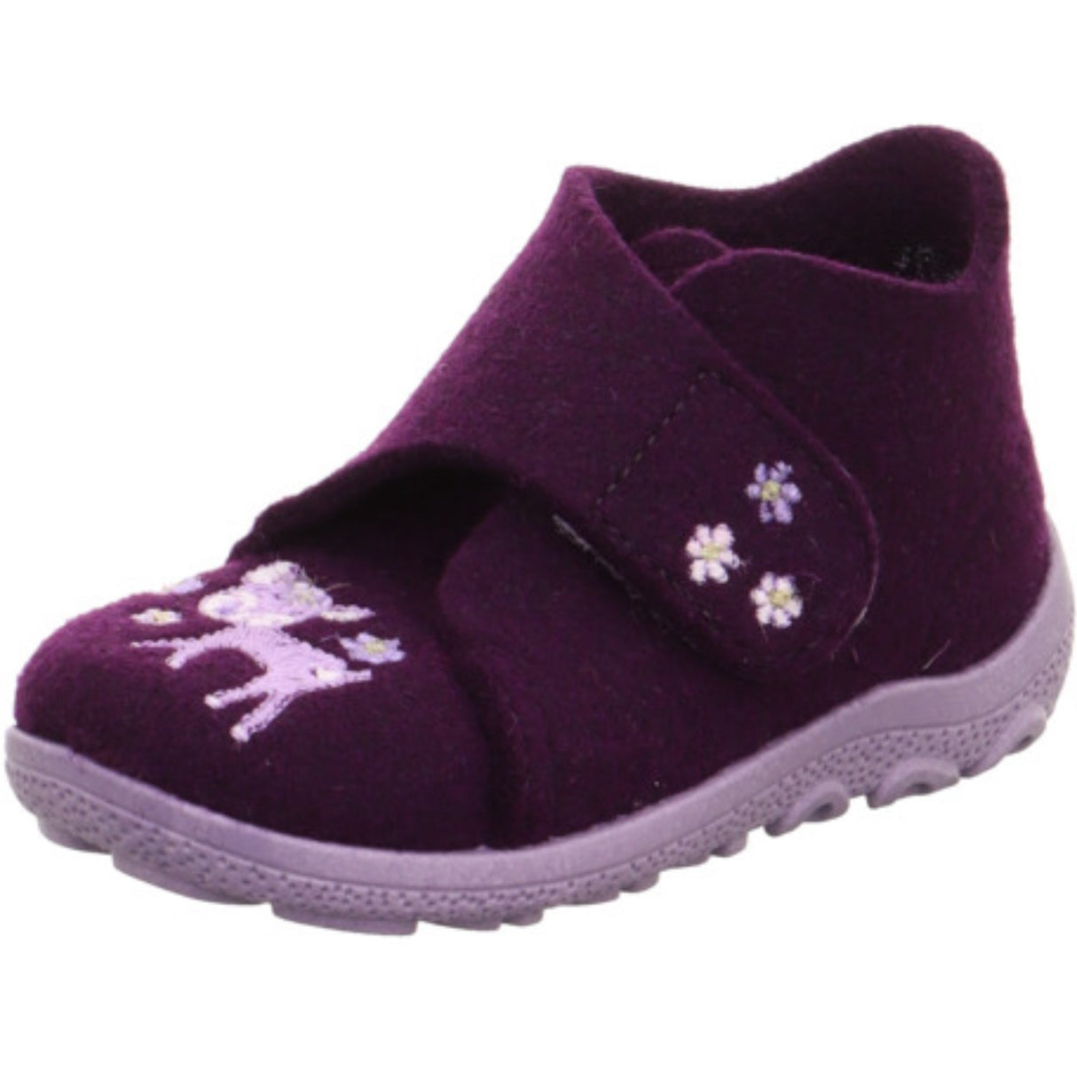 Superfit Purple Happy Octi Slippers With Warm Lining