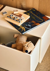 FLEXA Creme DOTS Förvaringsbänk 60x35x42 cm