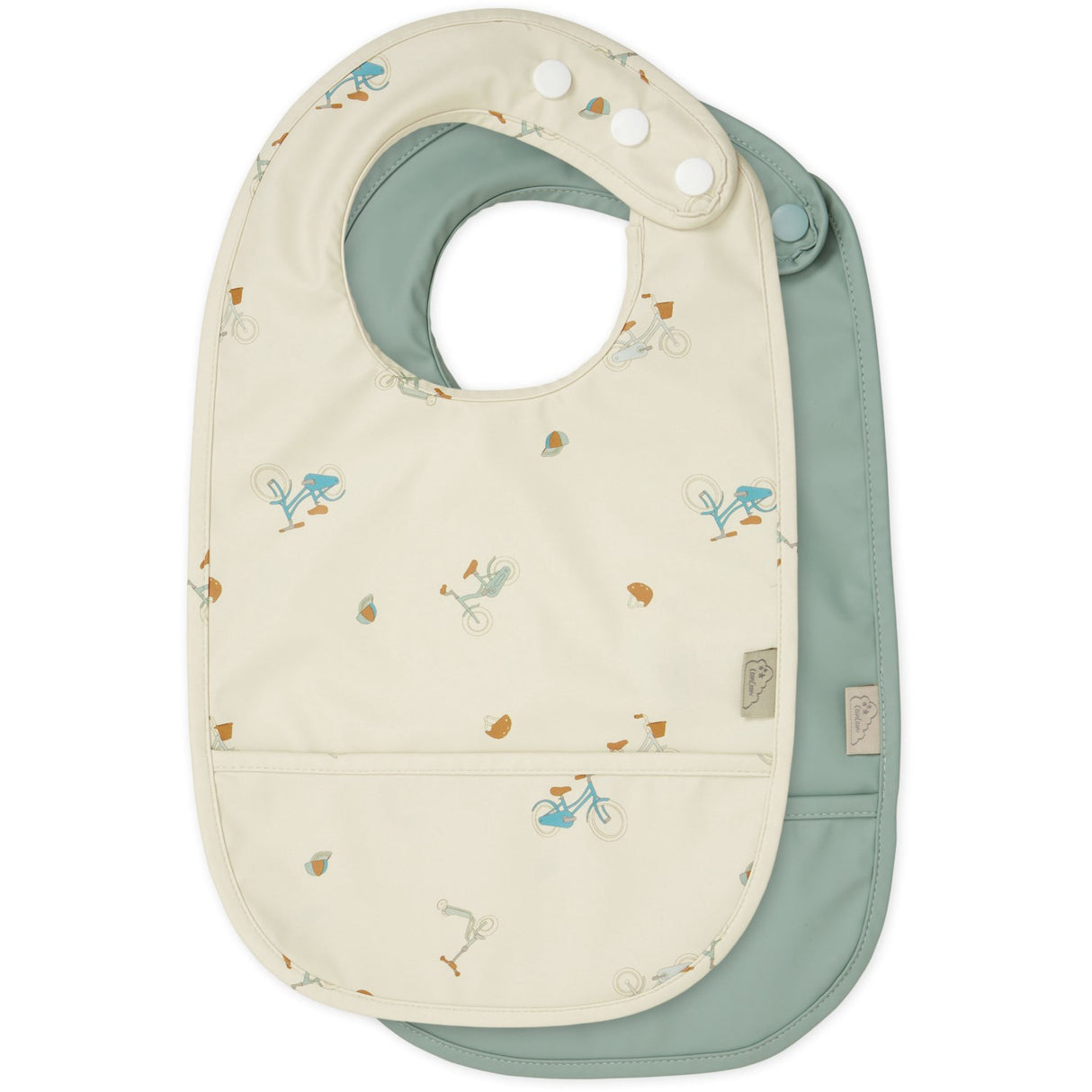 Cam Cam Copenhagen Bicycles Haklapp med Ficka 2-pack