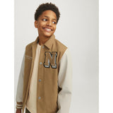 Jack & Jones Junior Forest River Carter Varsity Wool Blend Bomber Jacka