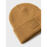 Name It Brown Sugar Malik Stickad Beanie Badge