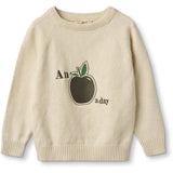 Fliink Sandshell Alon Apple Text Pullover