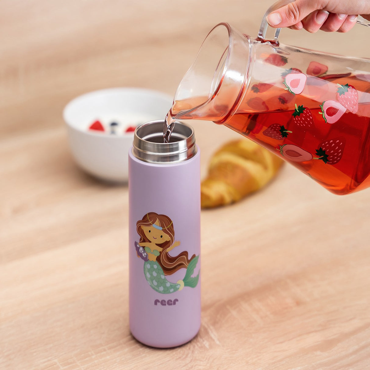 REER Dricksburk m. sugerør - Lilla