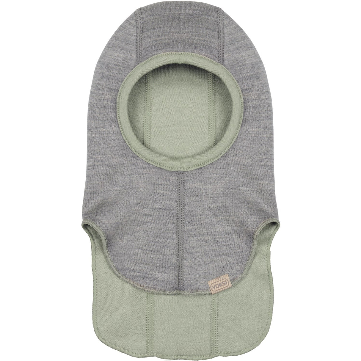 Voksi® Misty Green Ull Balaclava