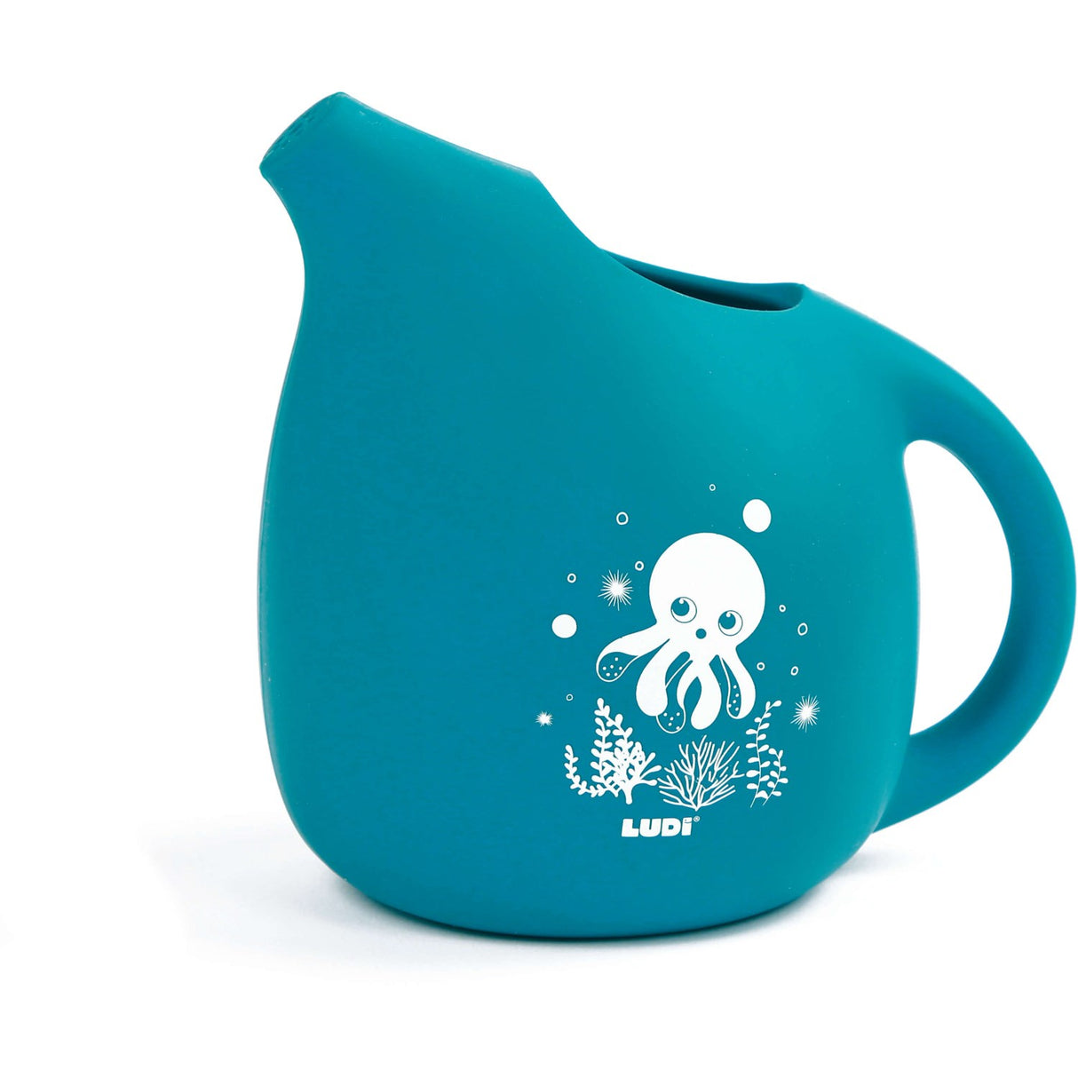 LUDI® Vattenkanna i silikon - turkos