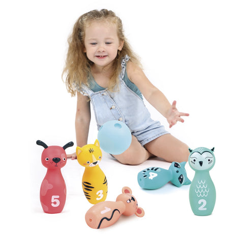 LUDI® bowling spel - djur