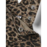 Name It Silver Mink Leopard Oline Twill Överall