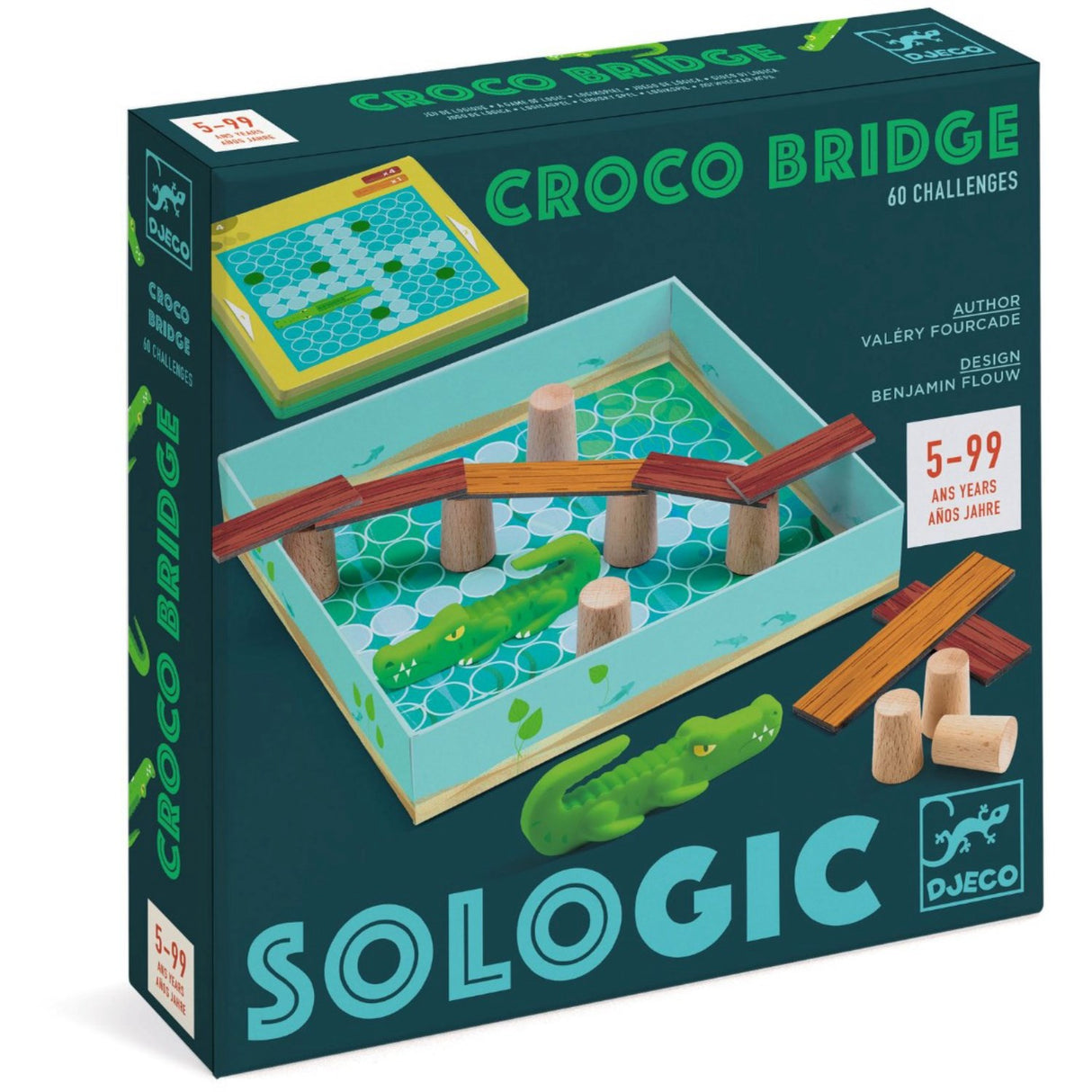 Djeco Spel Sologic, Croco Bridge