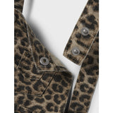 Name It Silver Mink Leopard Ophelia Twill Spencer Klänning