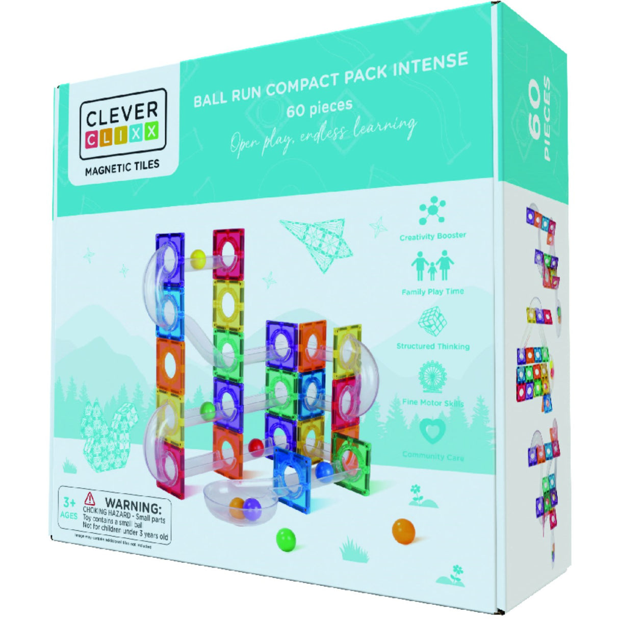 Cleverclixx Intense Ball Run Kompakt Pack Intense 60 stycken