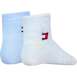 Tommy Hilfiger Light Blue Baby Strumpor 2-pack Runfree