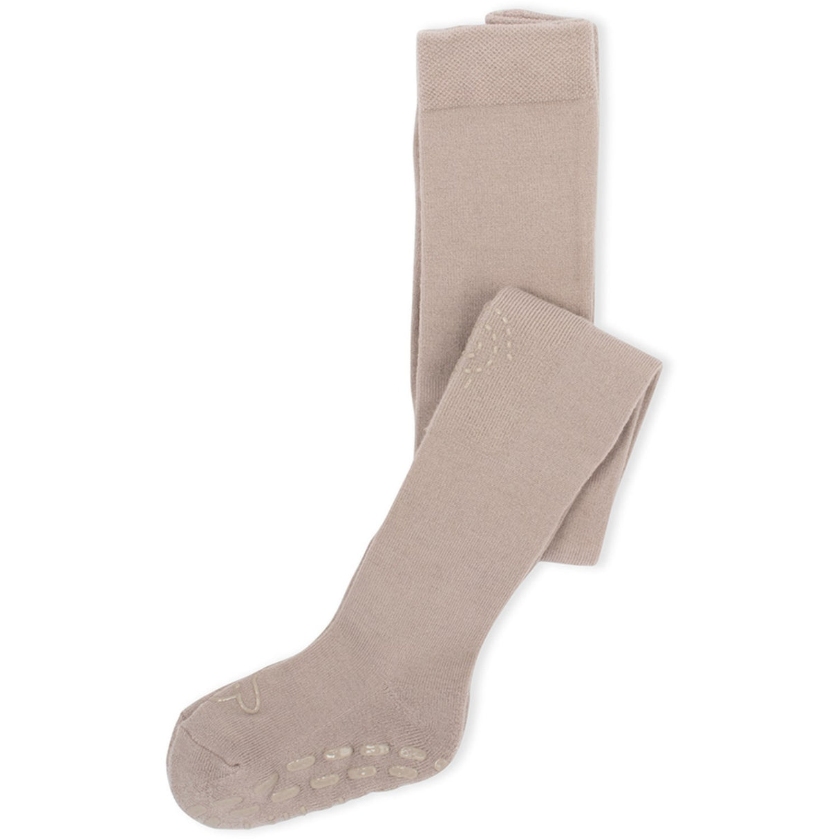 Lillelam Beige Ull Strumpbyxor Anti Slip