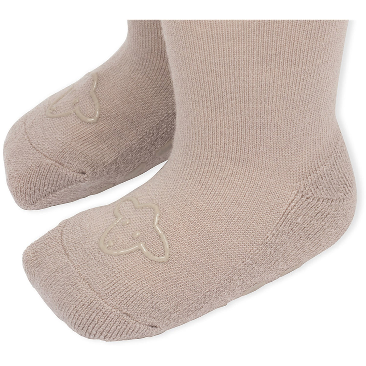 Lillelam Beige Ull Strumpbyxor Anti Slip