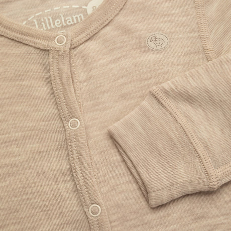 Lillelam Ljusbeige Ull Onesie