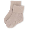 Lillelam Beige Ull Strumpor Anti Slip