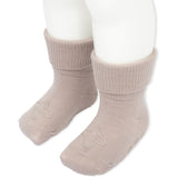 Lillelam Beige Ull Strumpor Anti Slip