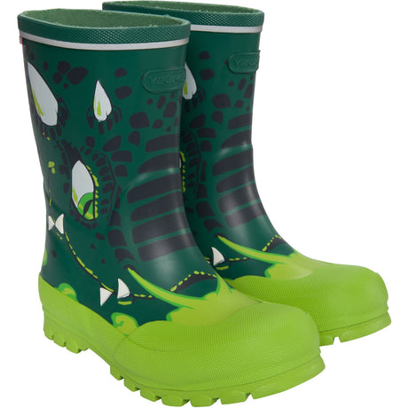 VIKING Bottlegreen/Multi Jolly Print