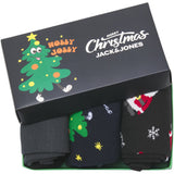 Jack & Jones Junior Black Holly Jolly Strumpor Presentförpackning