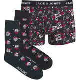 Jack & Jones Junior Black Xmas Skull Presentask