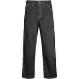 Jack & Jones Junior Black Stalex Contrast Worker Byxor